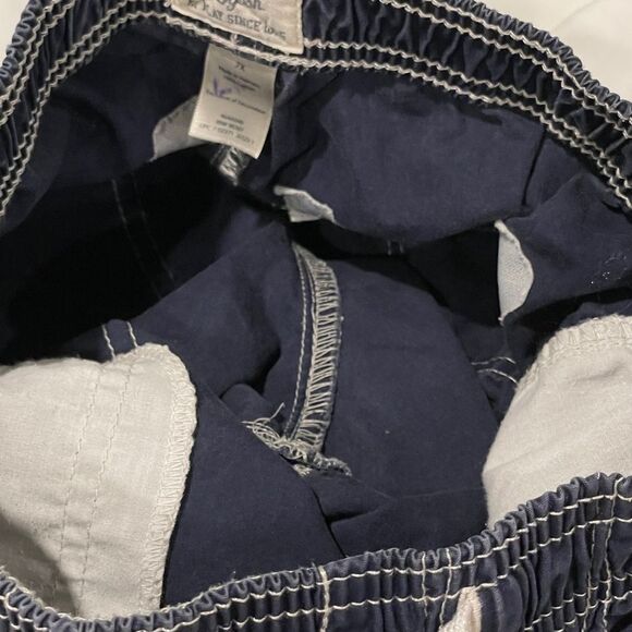 Boys OshKosh B’Gosh Navy Cargo Pull On Elastic Waist Shorts Size 7X - Picture 7 of 7